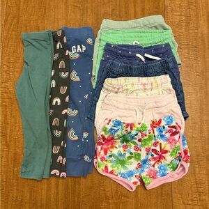 Girls 3T shorts and pants lot